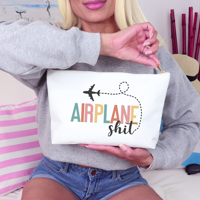 Airplane Essentials Pouch for Travel Packing and Luggage Etsy