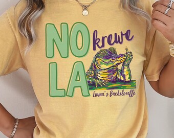 New Orleans Bachelorette shirt for Nola Bachelorette Party Nola tee shirt for New Orleans group shirts Nola Krewe Bach party in New Orleans