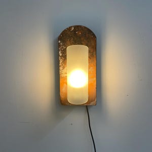 Antique roof tile with electric light