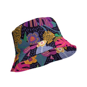 Vändbar bucket hat, moderiktig stil, present, födelsedag