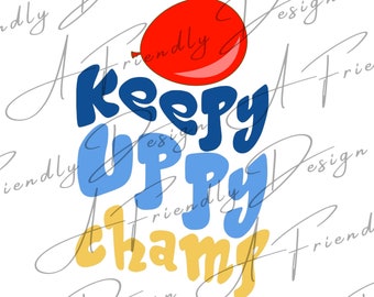 Globo Keepy uppy, PNG, descargas digitales, PNG para camisas, sublimación, descarga instantánea, diseños PNG para niños pequeños, perro azul png, heelers png
