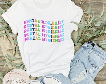 Dental Hygienist, PNG, Digital Downloads, png for shirts, Sublimation, Instant Download, wave png, dental hygiene, wave font