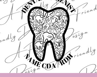 Custom png Design, PNG, Digital Downloads, png for shirts, Sublimation, Instant Download, dental hygiene, tooth, teeth, RDH, CDA