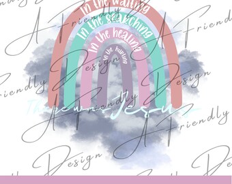 There was Jesus, PNG, Digital Download, Religious, Instant Download, Christian, Jesus Jesus Jesus, png file, faith, Jesus, rainbow png