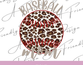 Leopard Baseball Mom, PNG, Digital Downloads, Instant Download, png designs, sublimation design, baseball mom, leoaprd baseball png