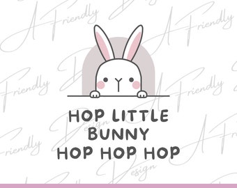 Hop Little bunny, PNG, SVG, Digital Downloads, Ms Rachel, Easter, png for shirts, Sublimation, Instant Download, Toddler PNG Designs