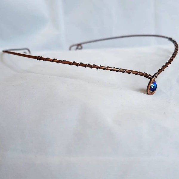 Pure copper circlet, larp headpiece, handmade elven tiara