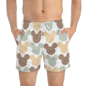 Disney Adult Mickey Swim Trunks - All Sizes!! Chic Mickey