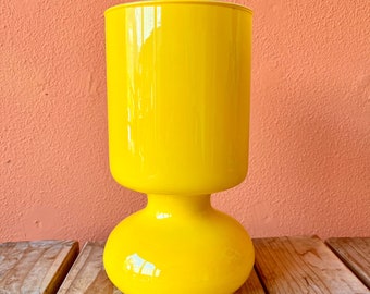 Rare lampe de table Lykta jaune IKEA vintage