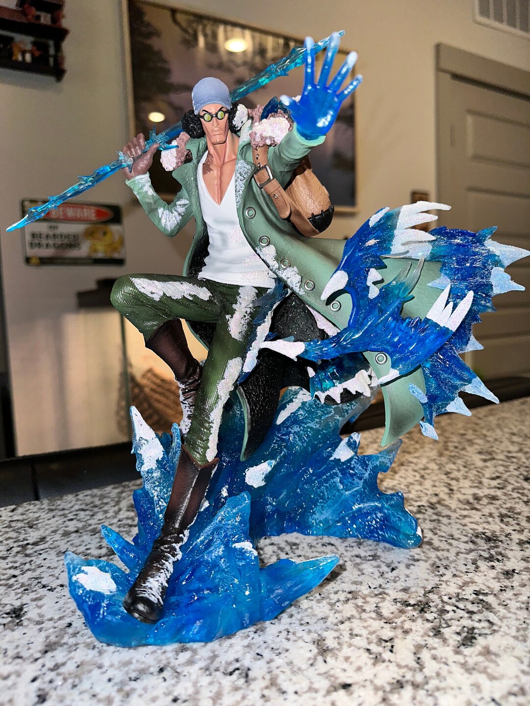 Anime Figure Aokiji Kuzan Anime Figurine Anime Statue Christmas Gift