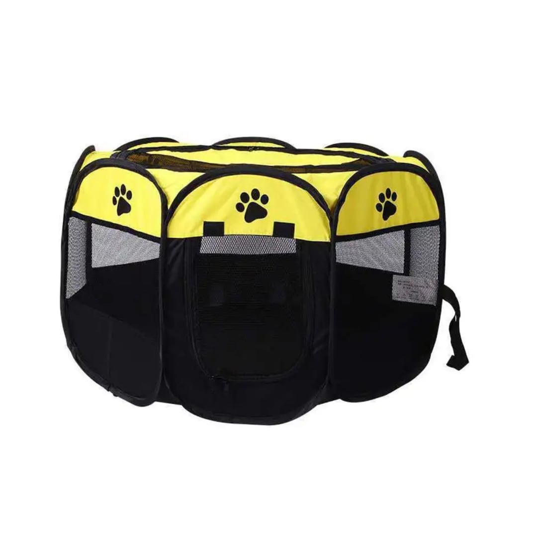 Pet Cage Portable Pet Tent Folding Dog House Octagonal Cage Cat Tent