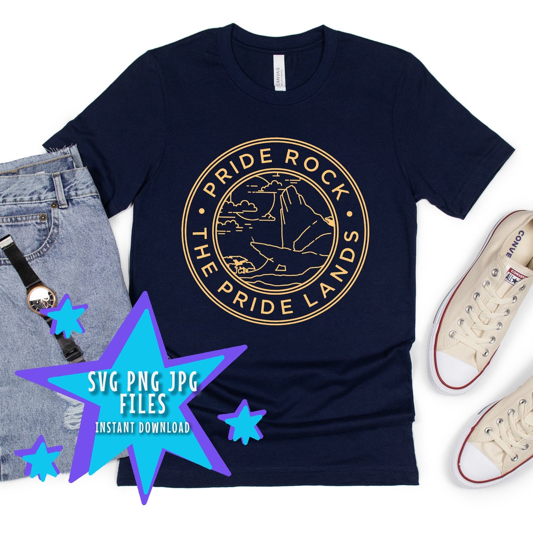 Pride Rock the Pride Lands Lion King SVG PNG JPG Vacation - Etsy