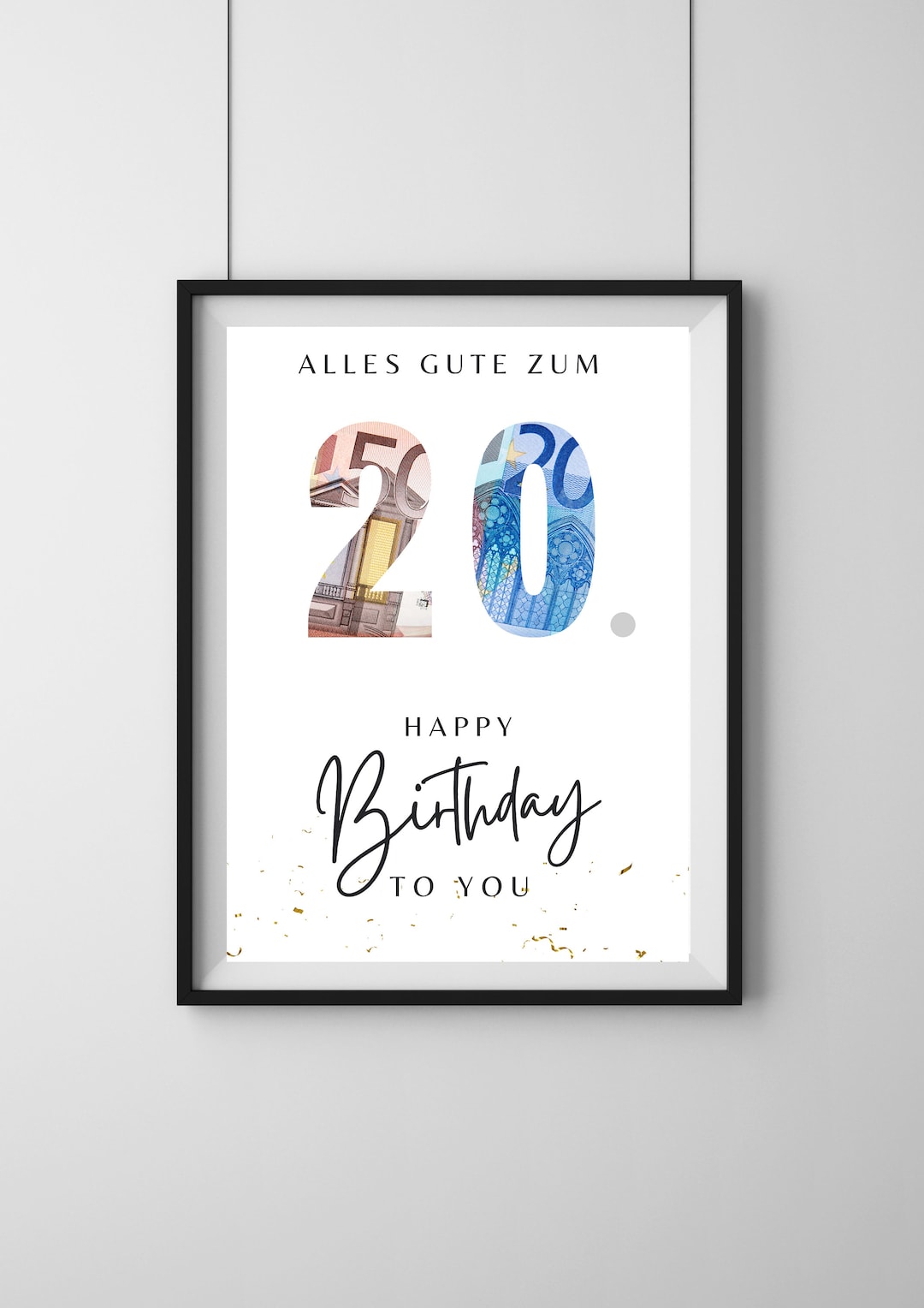 Personalisierte Grußkarte Zum 20. Hochzeitstag – Mit Gravur | Geschenk Für Ehepartner, Partner, Romantischer Jahrestag