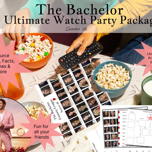 The Bachelor Fantasy League (Season 28) - Utlimate Watch Party Games