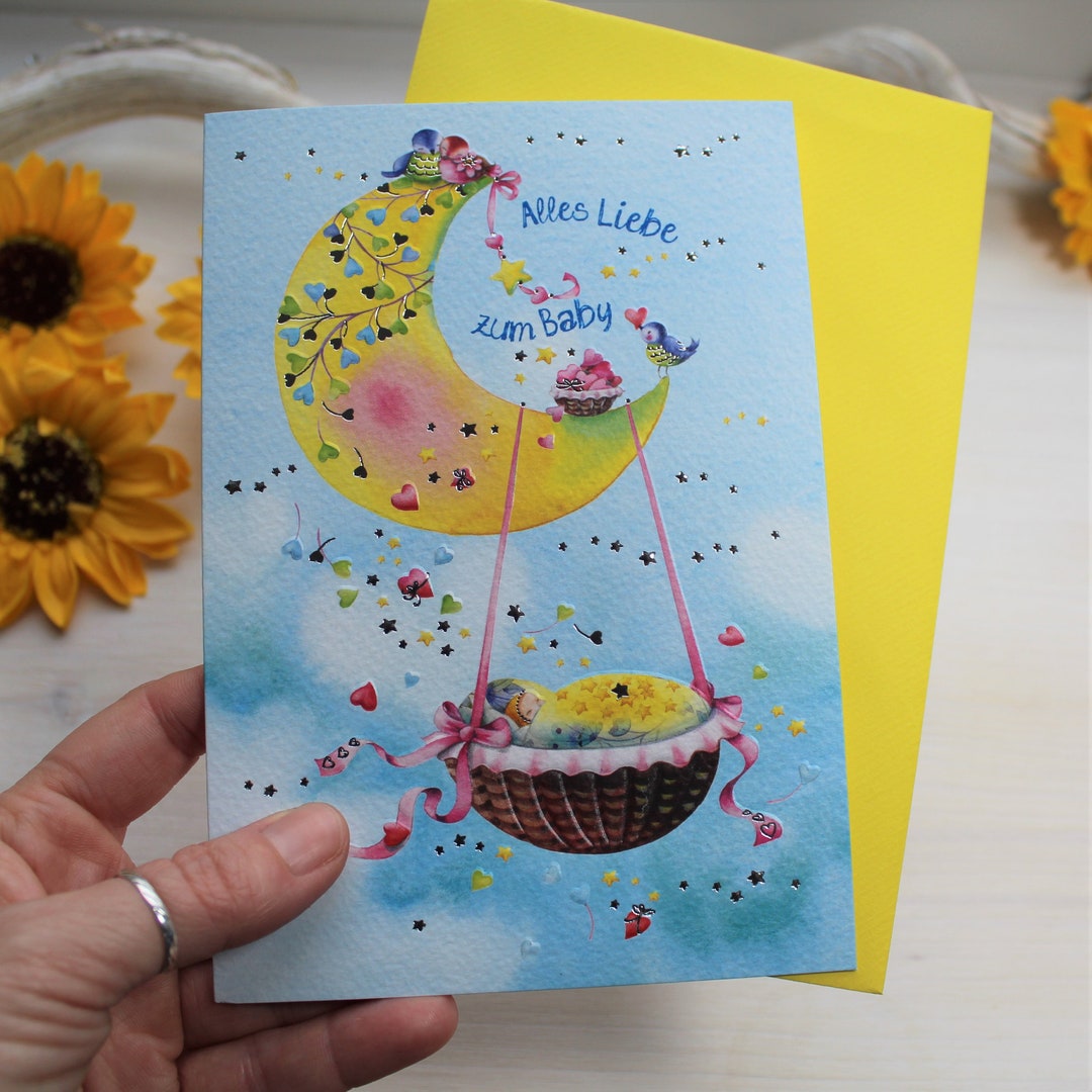 Gift Card New Baby Newborn Wishes for the New Baby Baby Journey