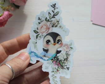 Baby Penguin Sticker | Vinyl Sticker | Die-Cut | Waterproof | Journal | Planner | Travelers Notebook
