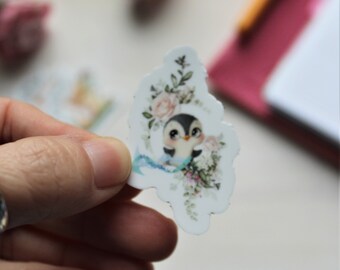 Baby Penguin Sticker | Vinyl Sticker | Die-Cut | Waterproof | Journal | Planner | Travelers Notebook