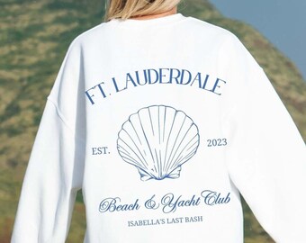 Coastal Bachelorette Sweatshirts, Coastal Grandmother Bach, Beach Bachelorette Outfit, Custom City Merch, Custom Matching Bachelorette Merch