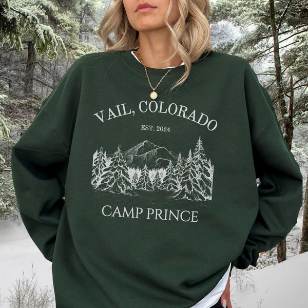 Colorado Bachelorette Ski Trip Custom Sweatshirts, Custom Mountain Bachelorette Sweatshirt, Custom Camp Getaway Staycation Crewneck Shirts