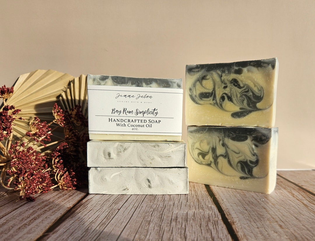 Bay Rum Soap Bar Handmade Soap Allnatural Soap Vegan Soap Organic Soap