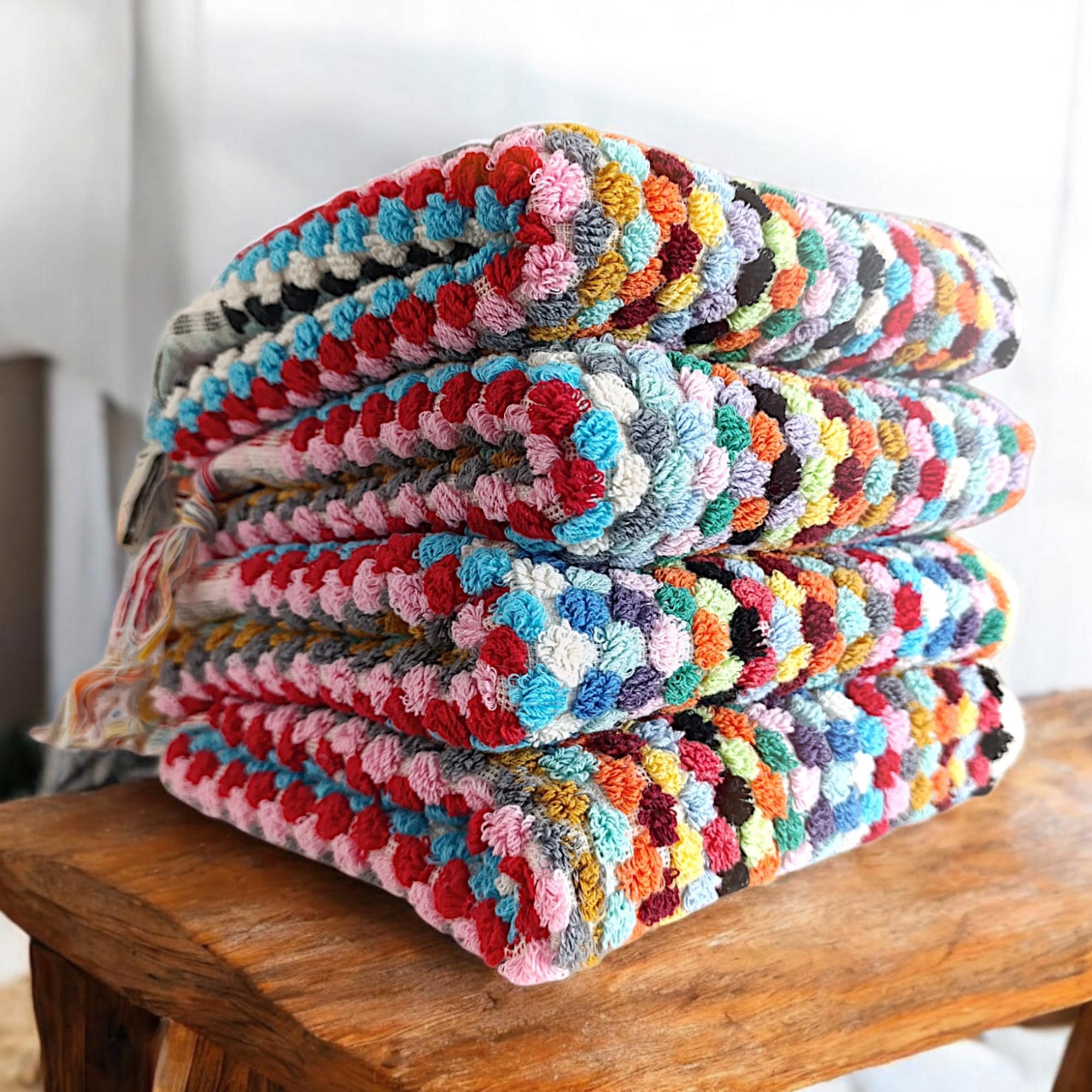 Colourful hand towels sale