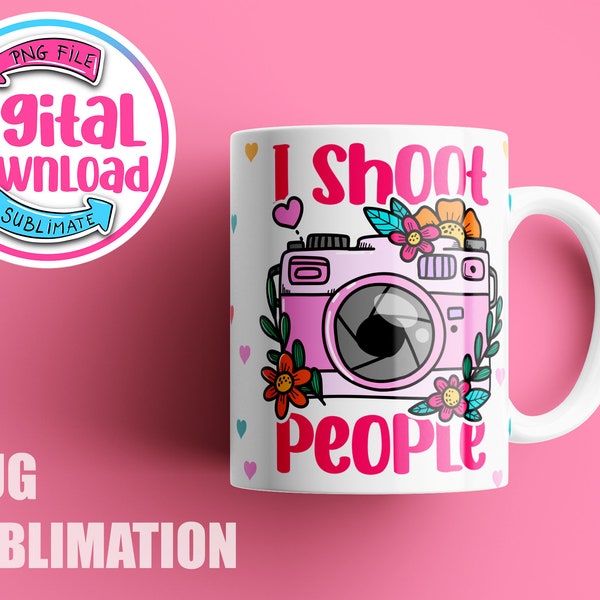Gift for photographer sublimation designs, Mug PNG, Mug Wrap Download, Affirmations Coffee mug sublimation designs, 15 oz,11 oz mug template
