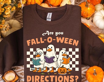 Are You Fall o ween Directions Png, Lehrer Halloween Png, Ghost Teacher Halloween Png, Lustiges Herbst Png, Digitaler Download