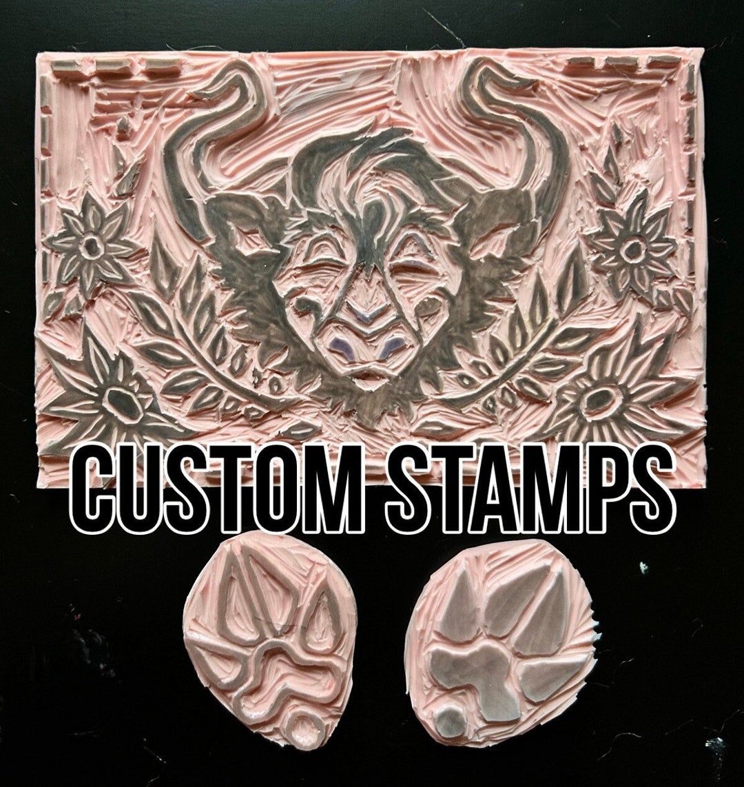 Custom Rubber Stamps Etsy