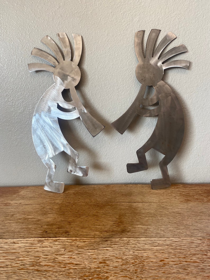 Kokopelli Southwest Metal Wall Art Decor Rusted/raw Indoor/outdoor Etsy