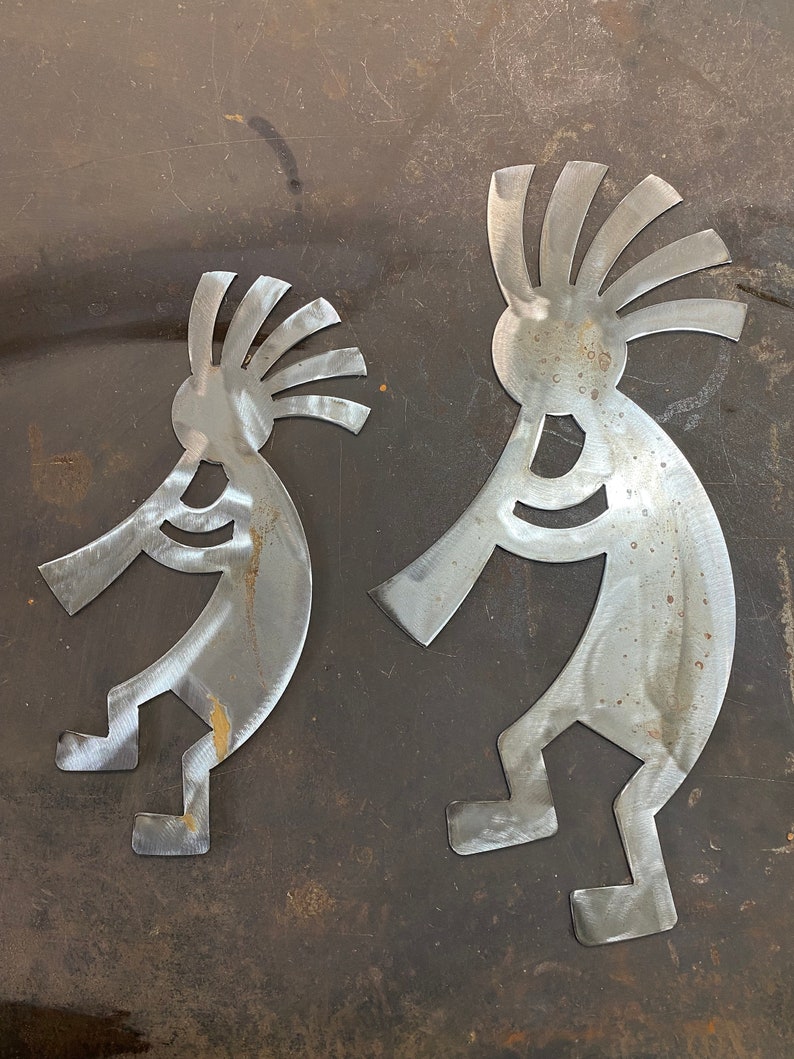 Kokopelli Southwest Metal Wall Art Decor Rusted/raw Indoor/outdoor Etsy