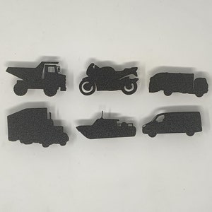 Vehicles Cabinet knob Cupboard Drawer Pull Handle - different colors avail.