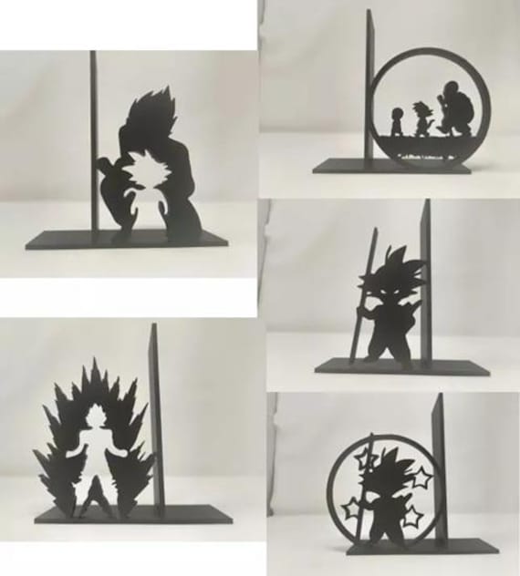 Son Goku inspired Bookends - 20cm high