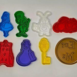 Alice im Wunderland-Ausstechformen + Insert - ca. 8cm