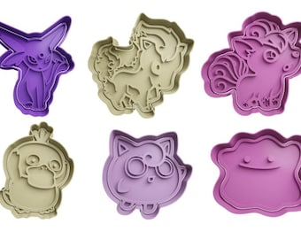 Pokemon Cookie Cutters + insert - approx. 8cm