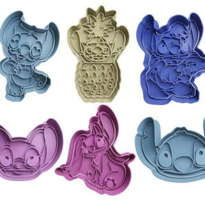 Lilo & Stitch Cookie Cutters + insert - approx. 8cm