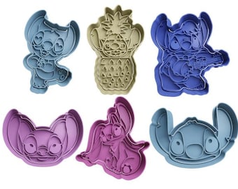 Lilo & Stitch Cookie Cutters + insert - approx. 8cm