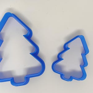 Christmas Tree Cookie Cutter Set of 2, Biscuit, Pastry, Fondant Cutter