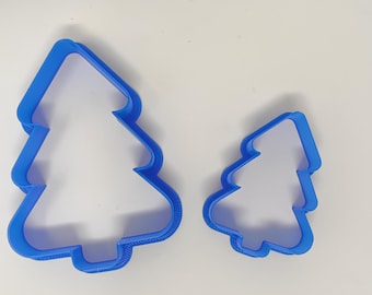 Christmas Tree Cookie Cutter Set of 2, Biscuit, Pastry, Fondant Cutter