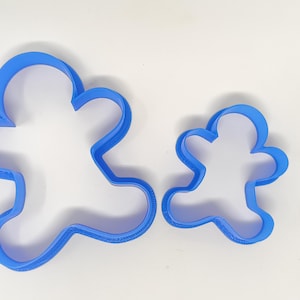 Gingerbread Man Cookie Cutter Set of 2, Biscuit, Pastry, Fondant Cutter