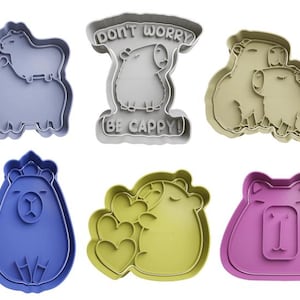 Capybara Cookie Cutters + insert - approx. 8cm