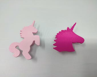 Puxadores de armário de unicórnio para gaveta de armário - cores diferentes disponíveis.