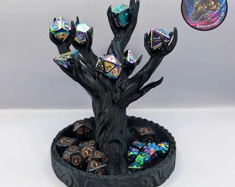 3D Gedruckter Würfelbaum, Tabletop RPG Dice Guardian Display