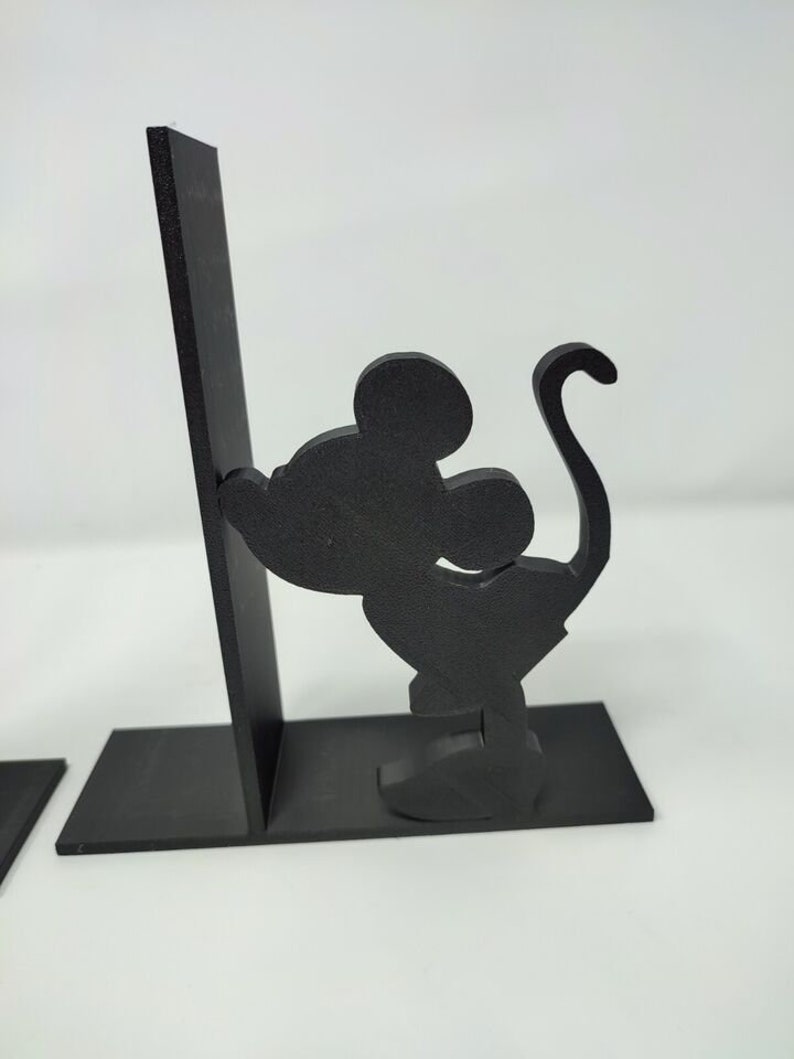 Mickey and Minnie Bookends - 3D Printed - Nursery - Childrens Bedroom ...
