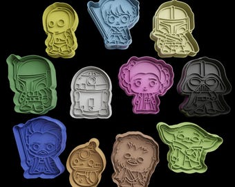 Star Wars Cookie Cutters + insert - approx. 8cm