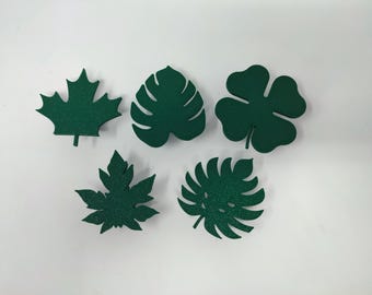 Leaves Cabinet knobs Cupboard Drawer Pull Handle - different colors avail.