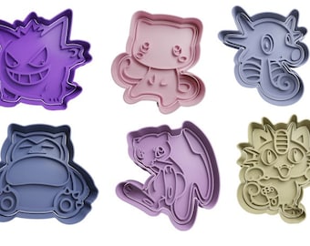 Pokemon Cookie Cutters + insert - approx. 8cm