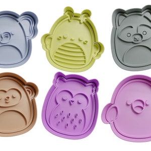 Cortadores de galletas Squishmallows + inserto - aprox. 8 cm