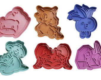 Pokemon Cookie Cutters + insert - approx. 8cm