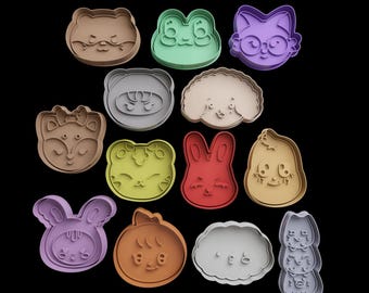Miniteen / Seventeen Cookie Cutters + insert - approx. 8cm