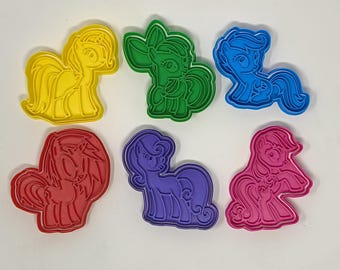 Cortadores de galletas My Little Pony + inserto - aprox. 8 cm